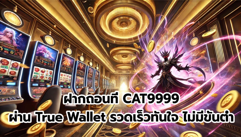 ฝากถอนที่ CAT9999 ผ่าน True Wallet รวดเร็วทันใจ ไม่มีขั้นต่ำ